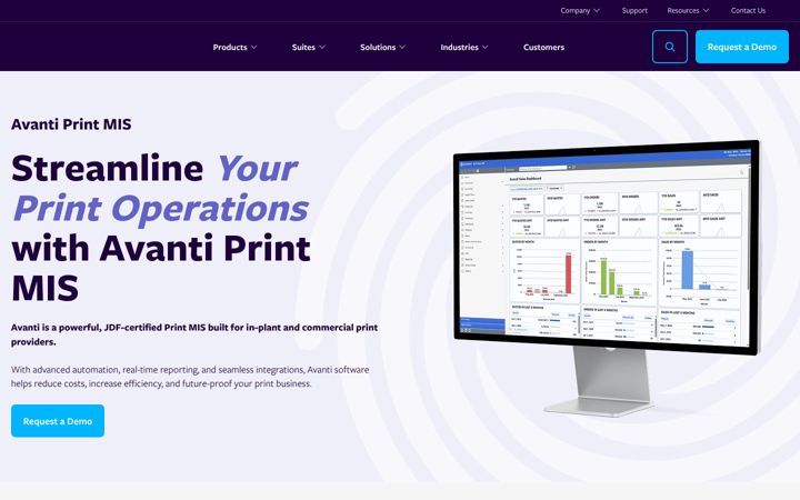 Screenshot of avantisystems.com