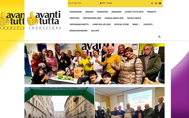 Screenshot ta' avantitutta.org