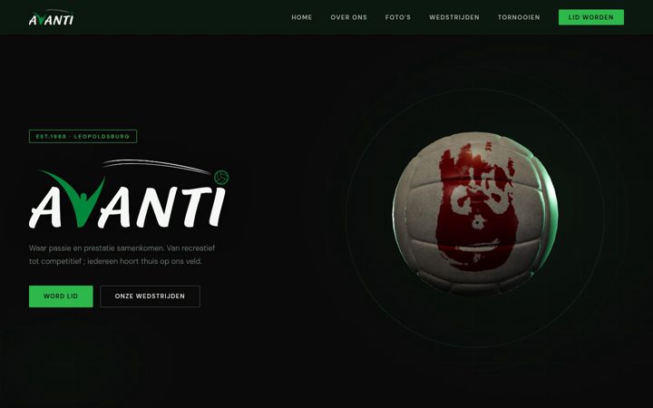 Screenshot of avantivc.be