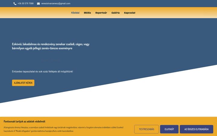 Screenshot of avantizenekar.hu