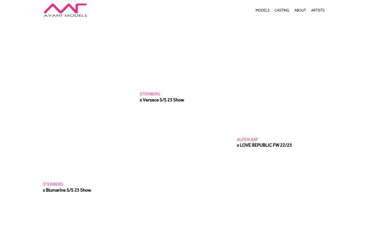 Screenshot of avantmodels.de