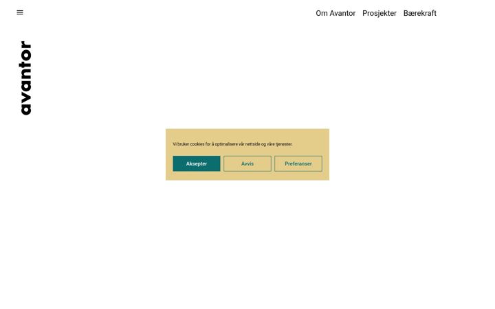 Screenshot stránky avantor.no