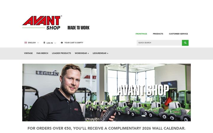 Screenshot του avantshop.fi