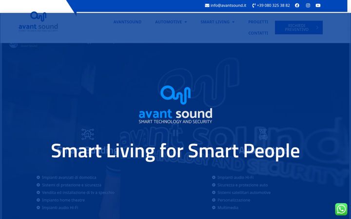 Screenshot of avantsound.it