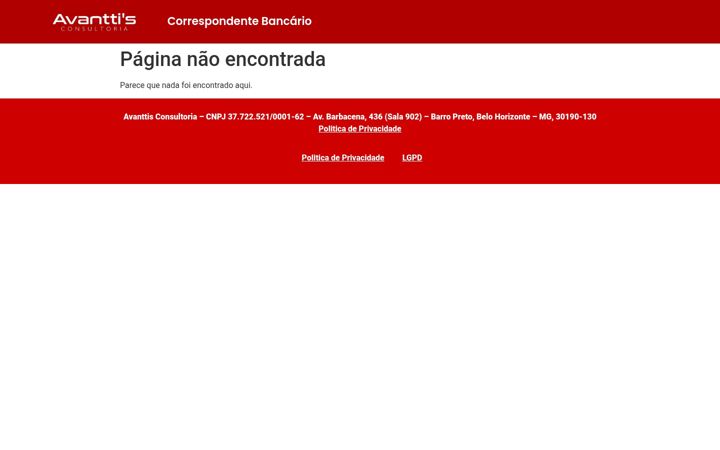 Screenshot of avanttisconsultoria.com.br