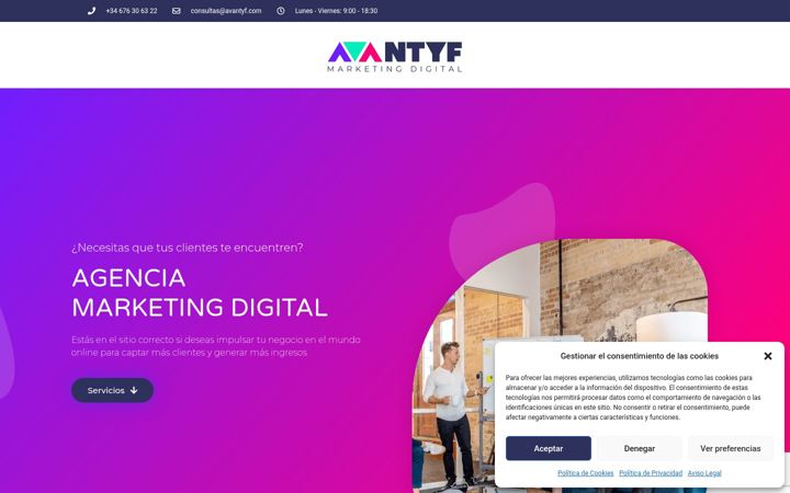 Screenshot of avantyf.com