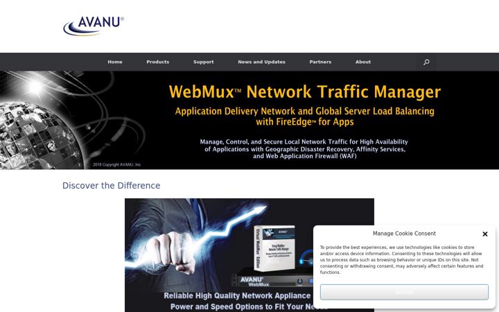 Screenshot of avanu.com