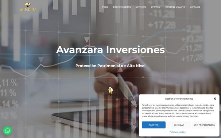 Screenshot of avanzarainversiones.es