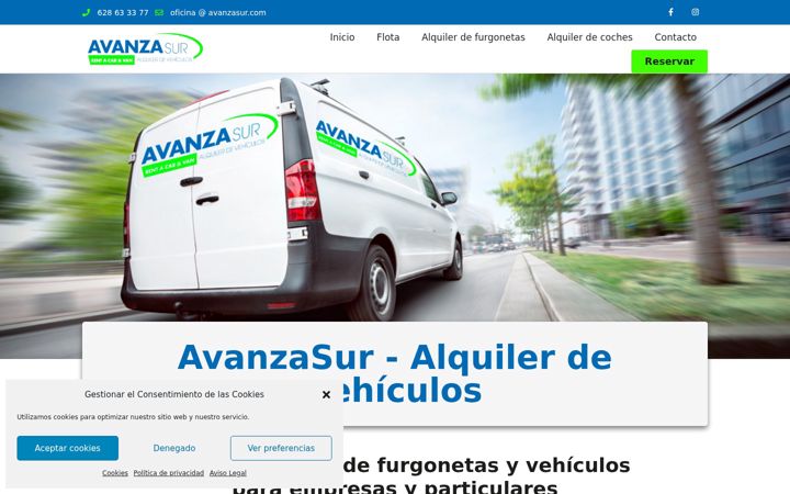 Screenshot of avanzasur.com