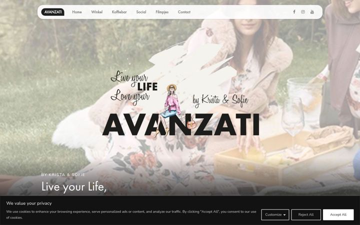 Screenshot di avanzati.be