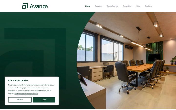 Screenshot of avanze.agr.br