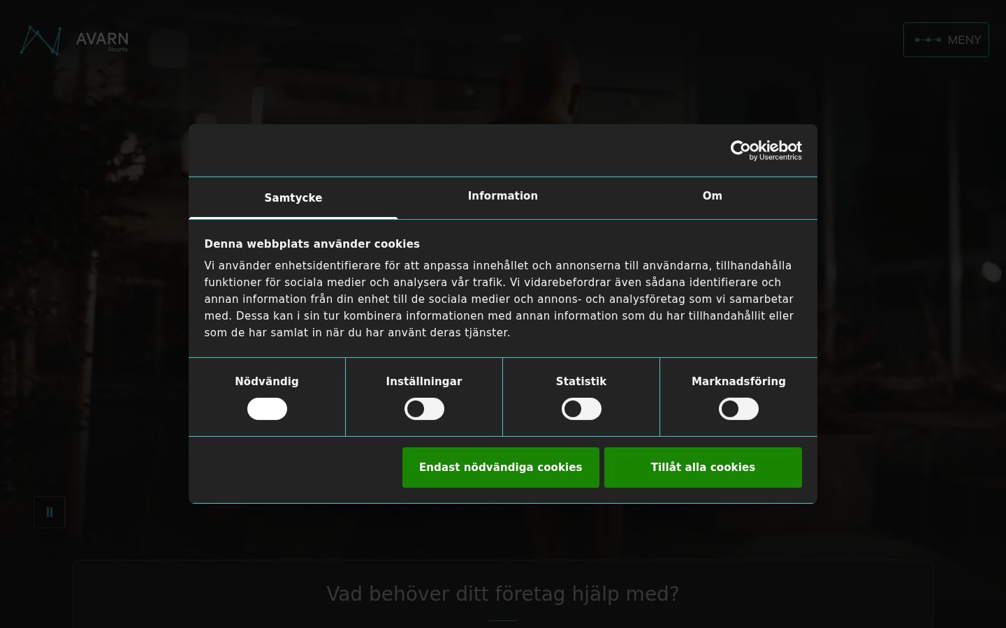 Snímka obrazovky banera súhlasu zobrazeného pred akoukoľvek interakciou