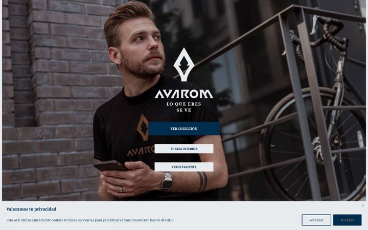 Screenshot of avarom.es