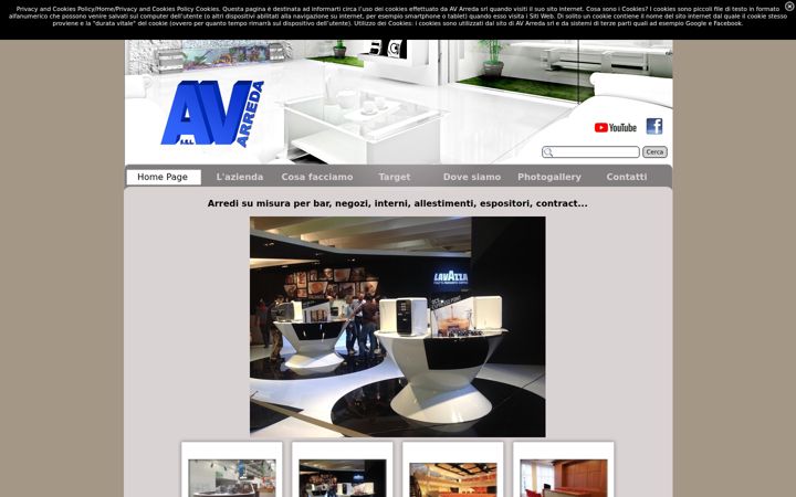 Screenshot of avarredasrl.com