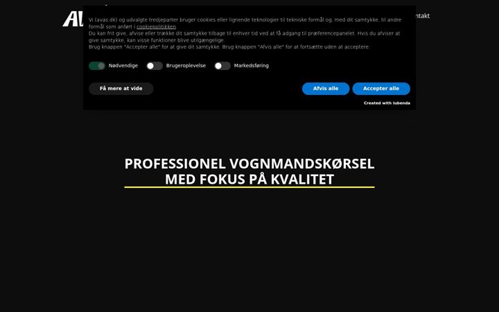 Screenshot of avas.dk