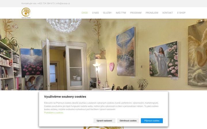 Screenshot of avasa.cz