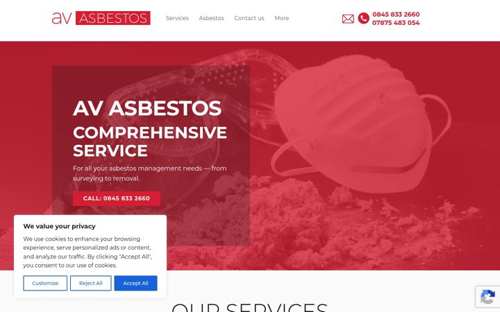 Képernyőkép: avasbestos.co.uk