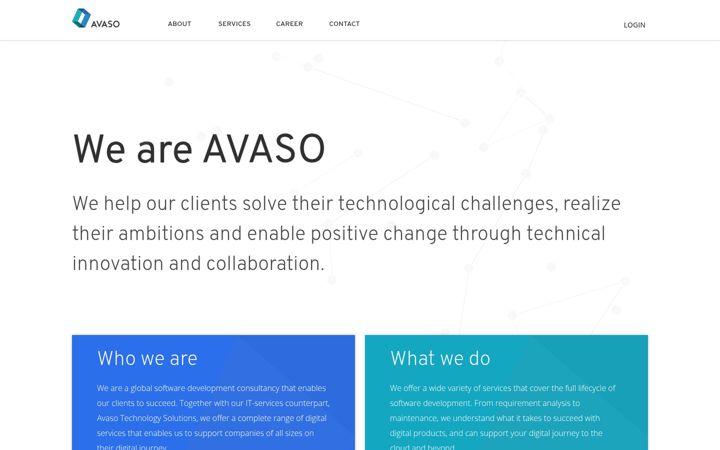 Screenshot of avasosoft.com