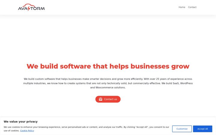Screenshot of avastorm.com