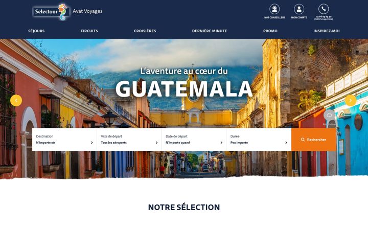 Screenshot of avat-voyages.com