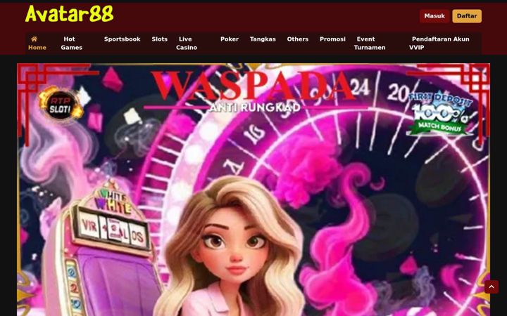 Screenshot of avatar88.net