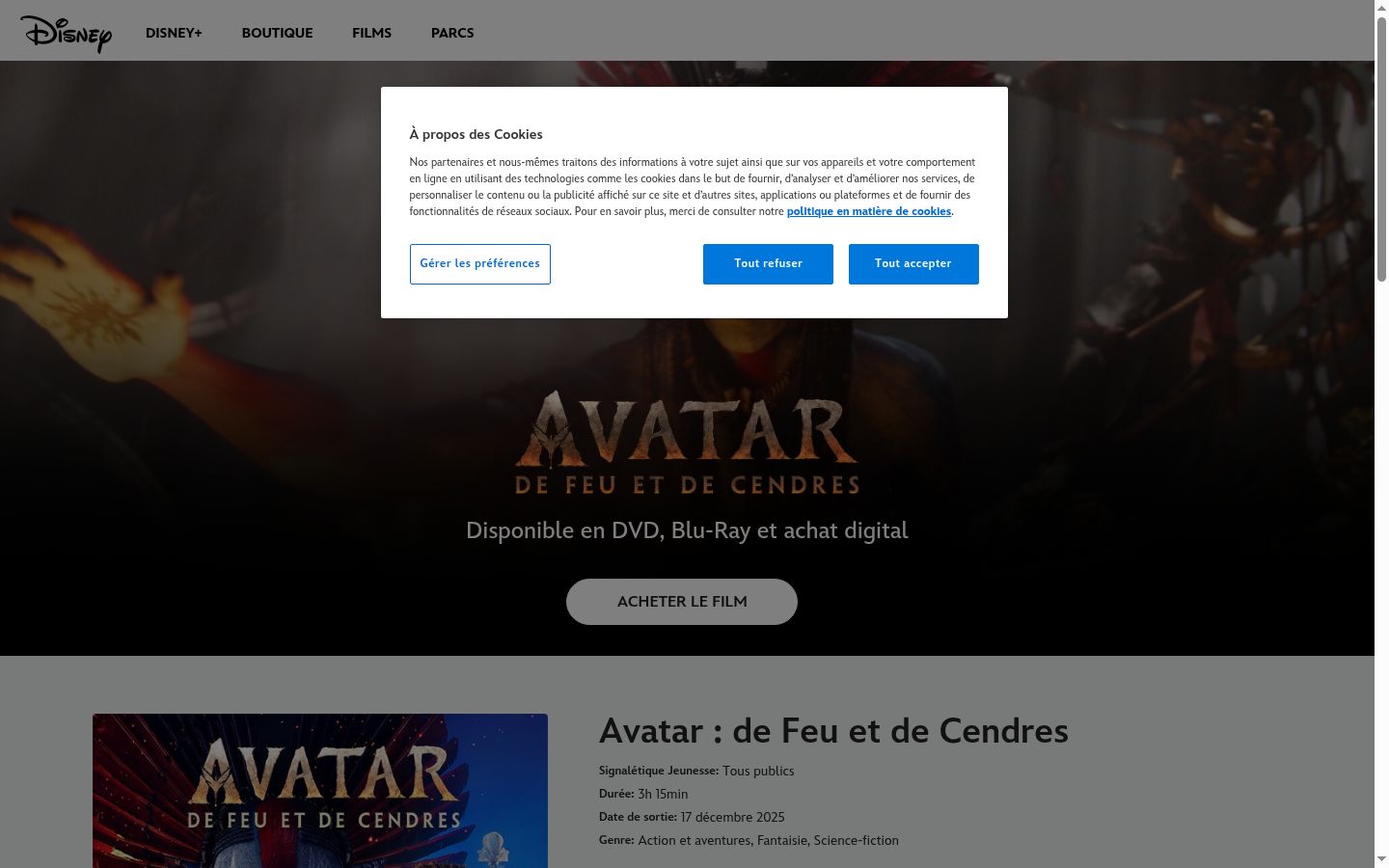 Captura de pantalla del banner de consentimiento mostrado antes de cualquier interacción