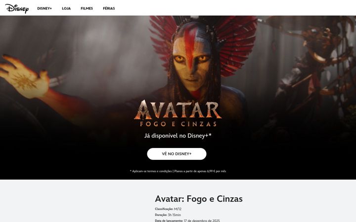 Screenshot of avatarfireandashmovie.pt