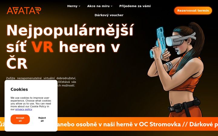 Zrzut ekranu avatarherna.cz