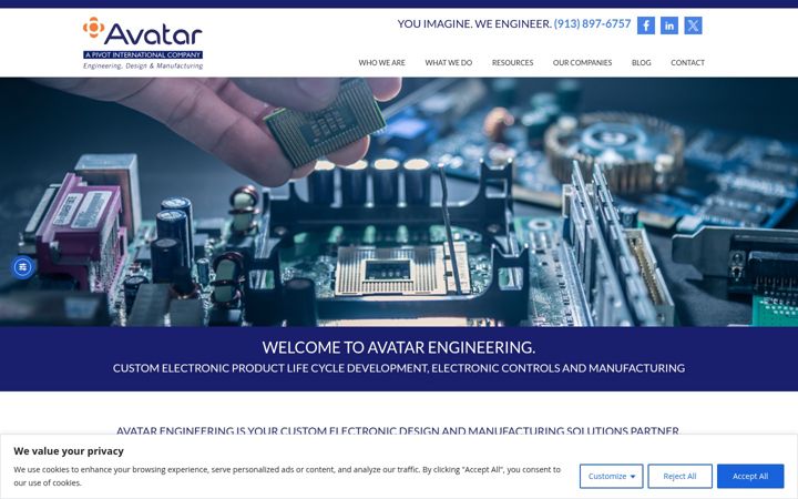 Screenshot of avatarpivot.com