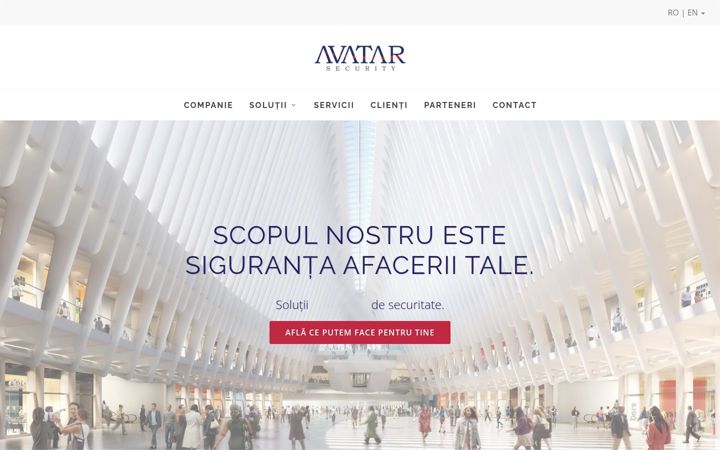 Screenshot of avatarsecurity.ro