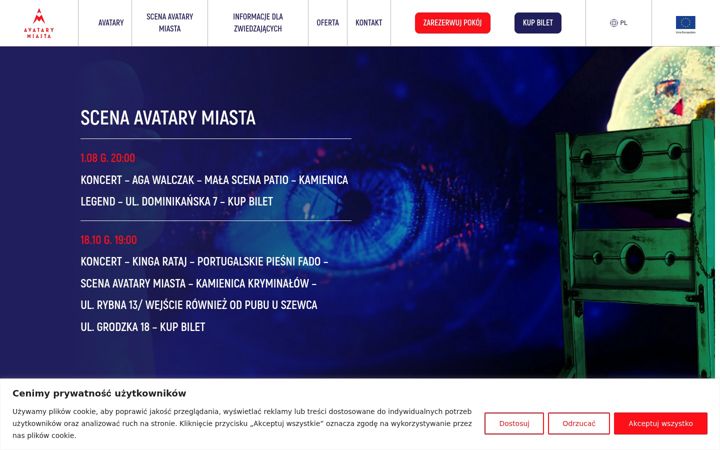 Screenshot of avatarymiasta.pl