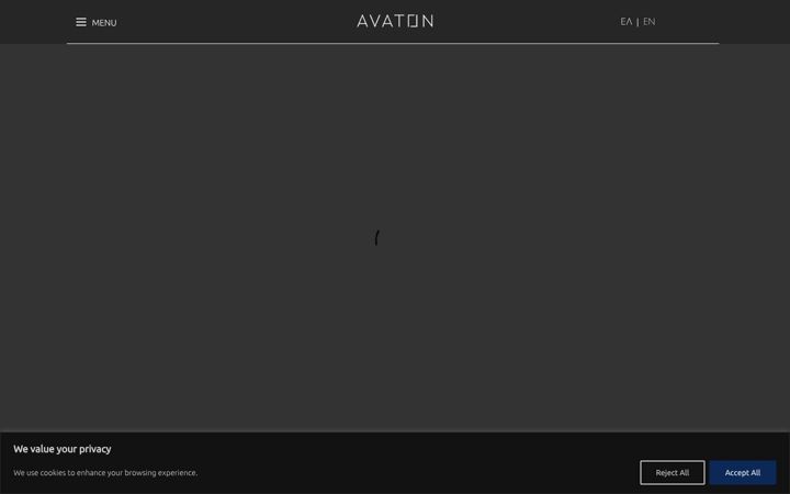 Screenshot of avatonframeless.com