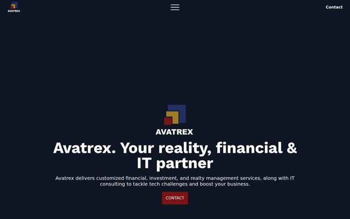 Screenshot of avatrex.uk
