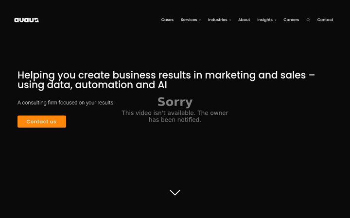 Screenshot of avaus.com