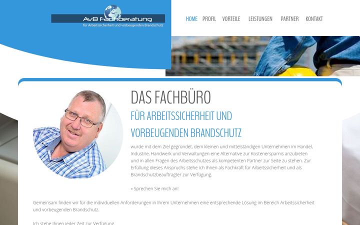 Screenshot von avb-fachberatung.de
