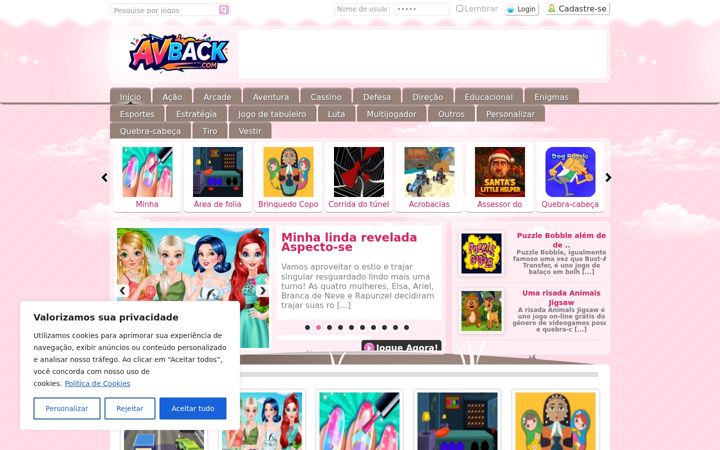 Screenshot of avback.com