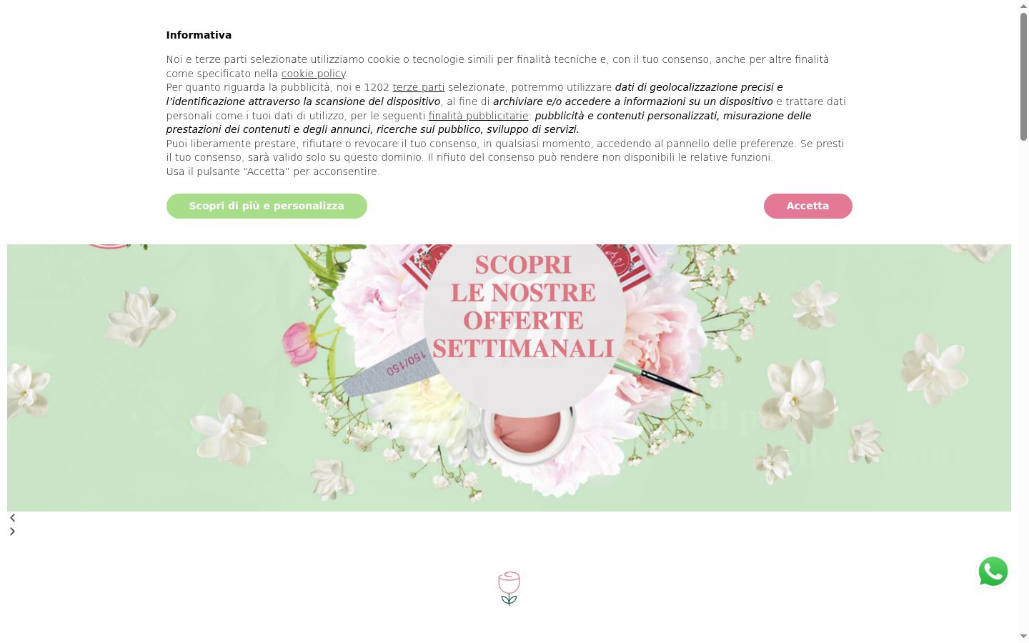 Sutikimo reklamjuostės, rodytos prieš bet kokią sąveiką, ekrano kopija