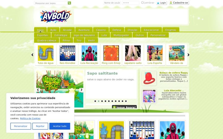 Screenshot of avbold.com