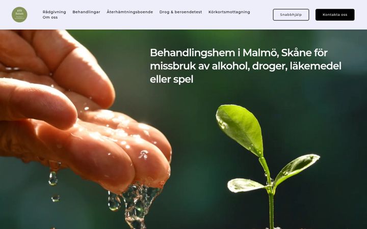 Screenshot of avbrehab.se