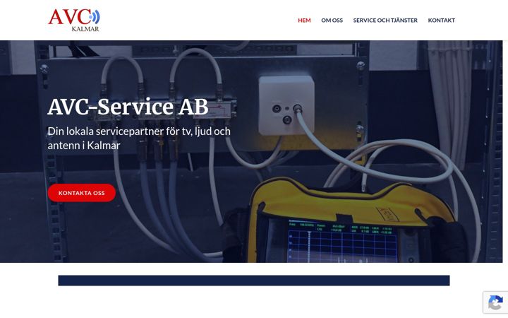 Screenshot of avc-service.se