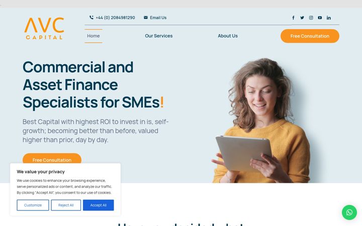 Screenshot of avc.capital