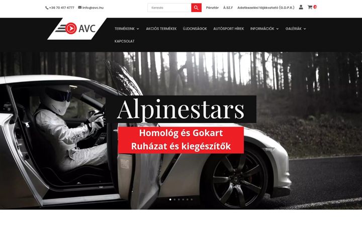 Screenshot of avc.hu