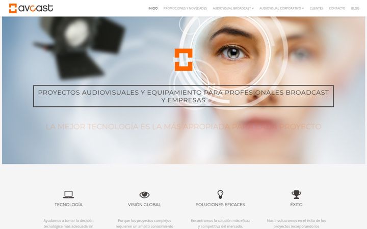 Screenshot of avcast.es