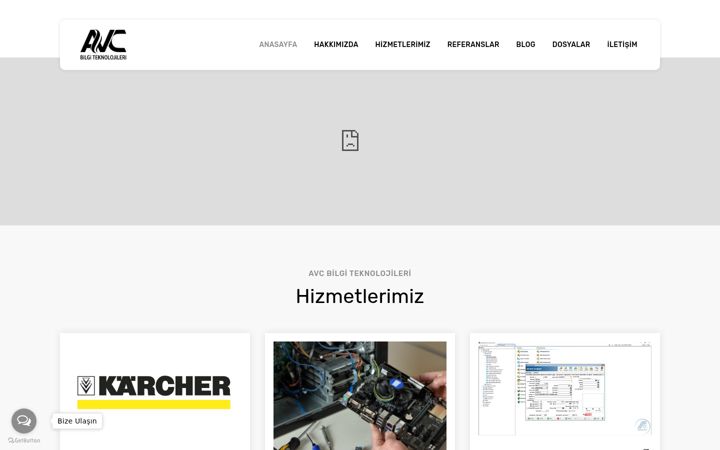 Screenshot of avcbilgiislem.com