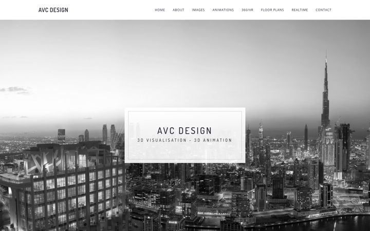 Screenshot of avcdesign.co.uk