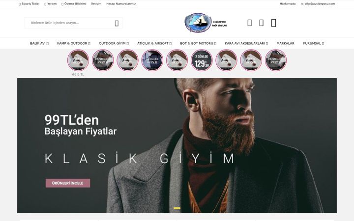 Screenshot of avcideposu.com.tr