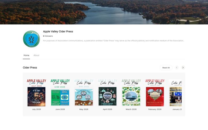 Screenshot of avciderpress.com