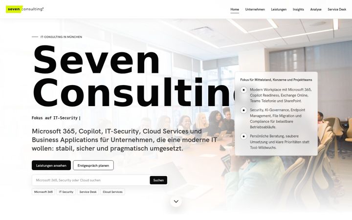 Screenshot of avcilarconsulting.com
