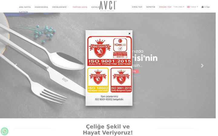 Screenshot of avcimutfak.com