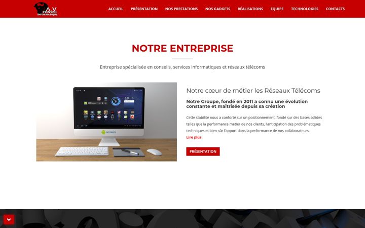 Screenshot of avconseil-informatique.com